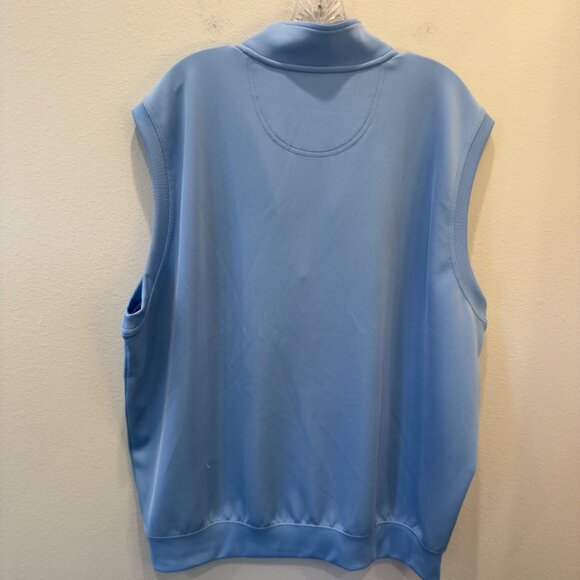 Imperial F&G Tech Men’s 1/4 Zip Golf Vest Blue Performance XXL Casual Comfort - Picture 12 of 13